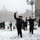 Illustration for article titled Rare Snow Has Turned Rome Into a Winter Wonderland